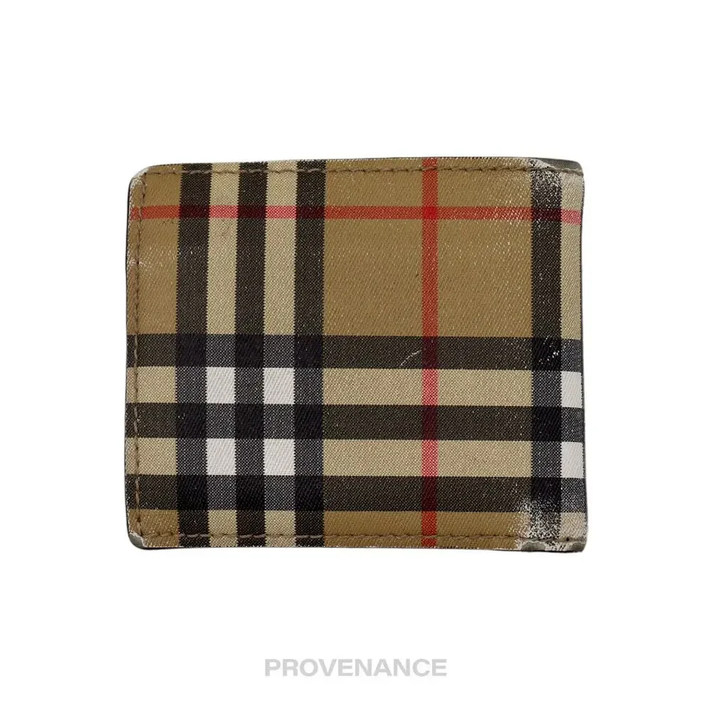 🔴 Burberry Bifold Wallet - Nova Check